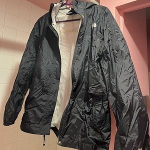 Childrens north face raincoat size XL